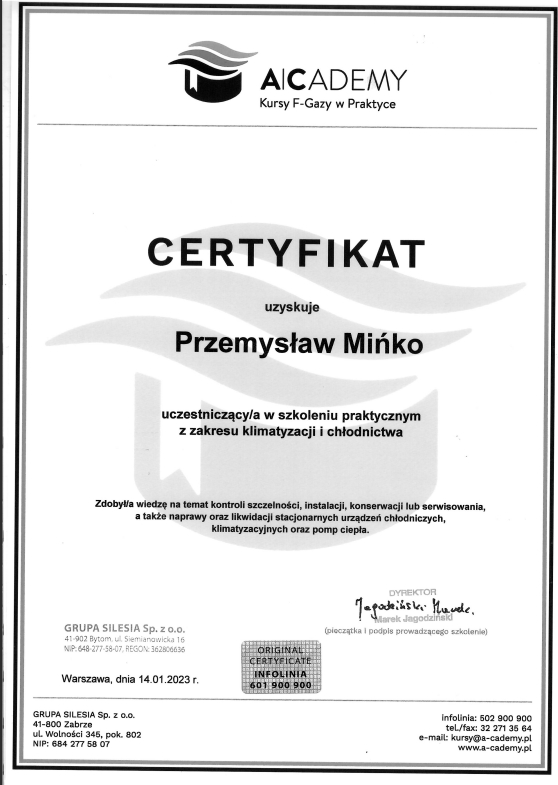 Certyfikat 6